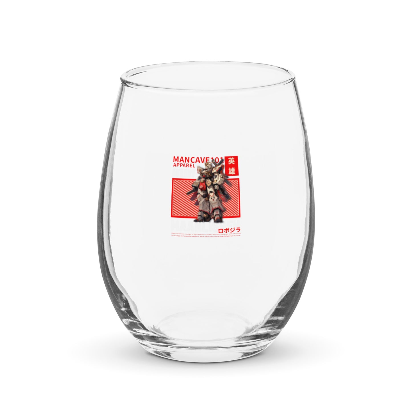 Stemless wine glass