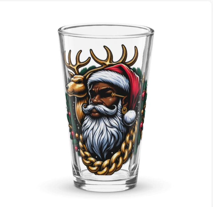 Santa87 Shaker pint glass