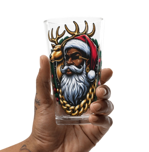 Santa87 Shaker pint glass