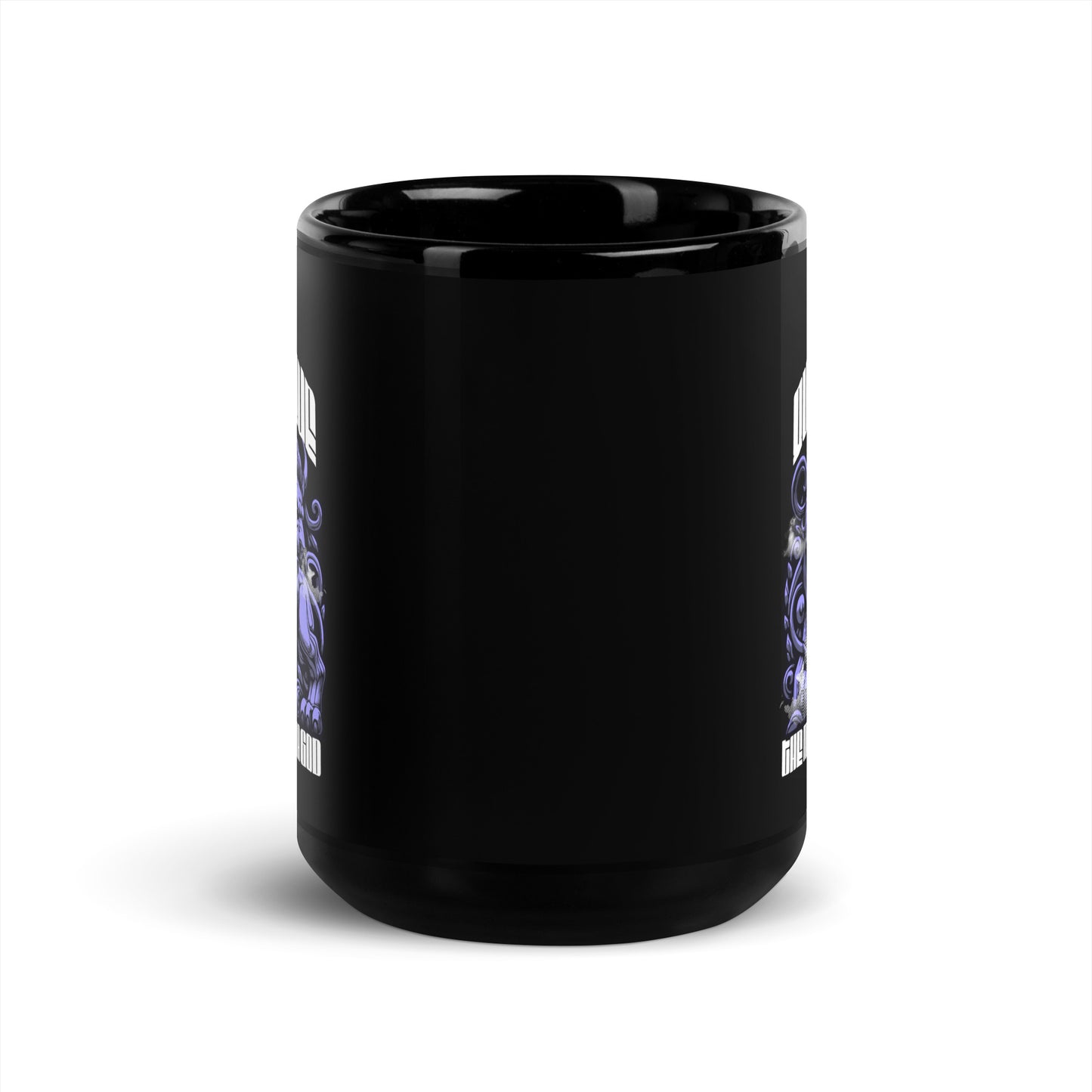 QUE LO QUE Black Glossy Mug