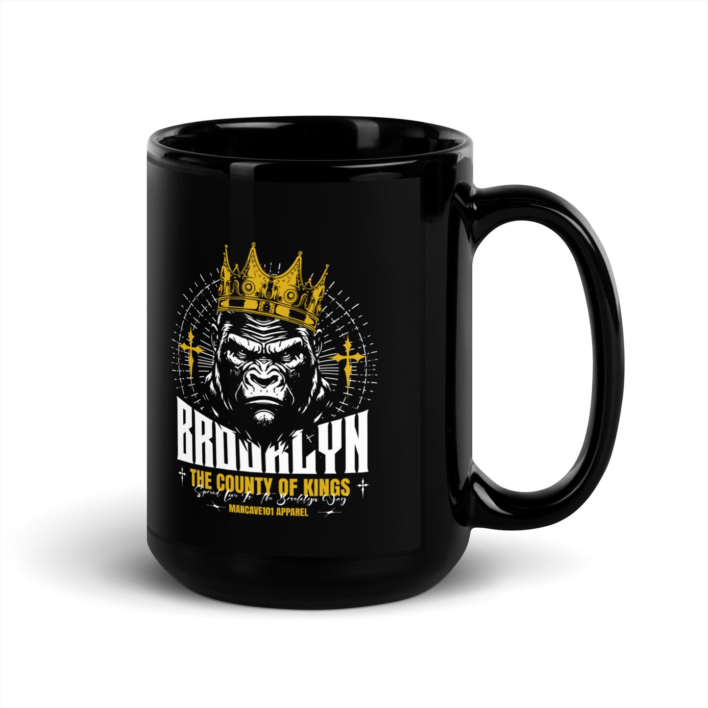 BRK Black Glossy Mug