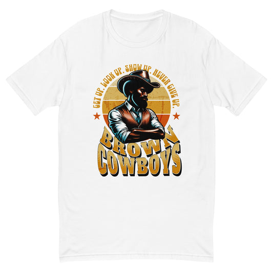 Brown Cowboys Short Sleeve T-shirt