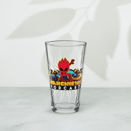 PODCAST Shaker pint glass