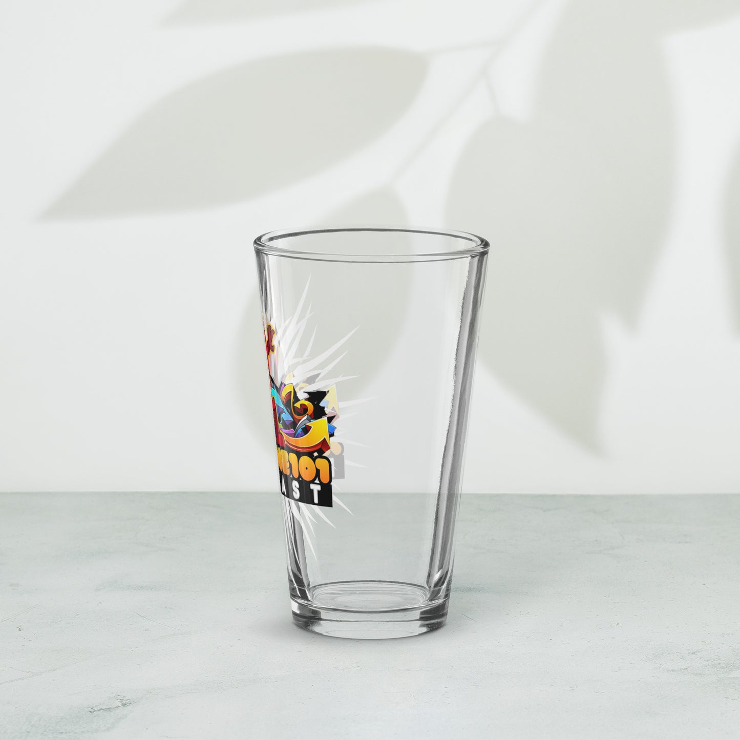 PODCAST Shaker pint glass