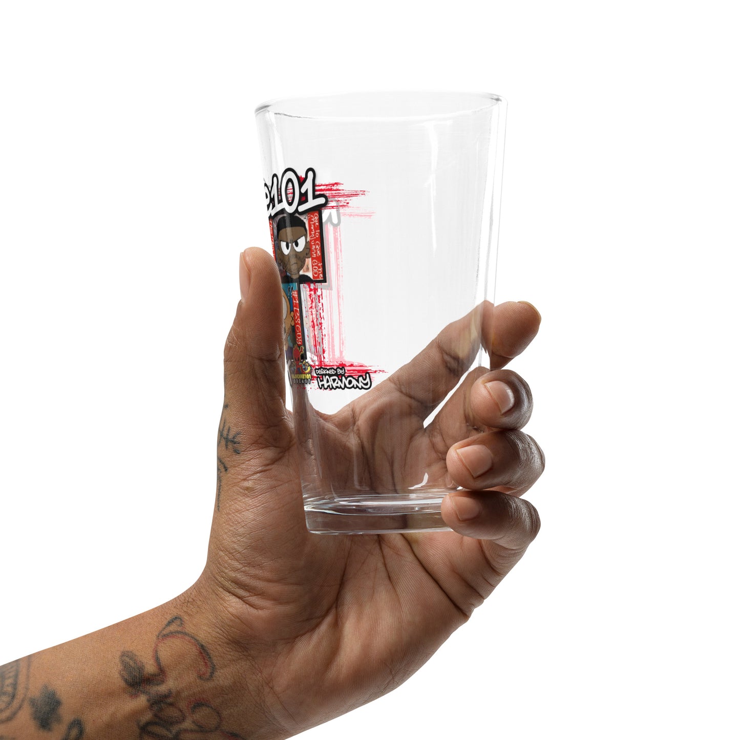 HarmonyCliq 1 Shaker pint glass