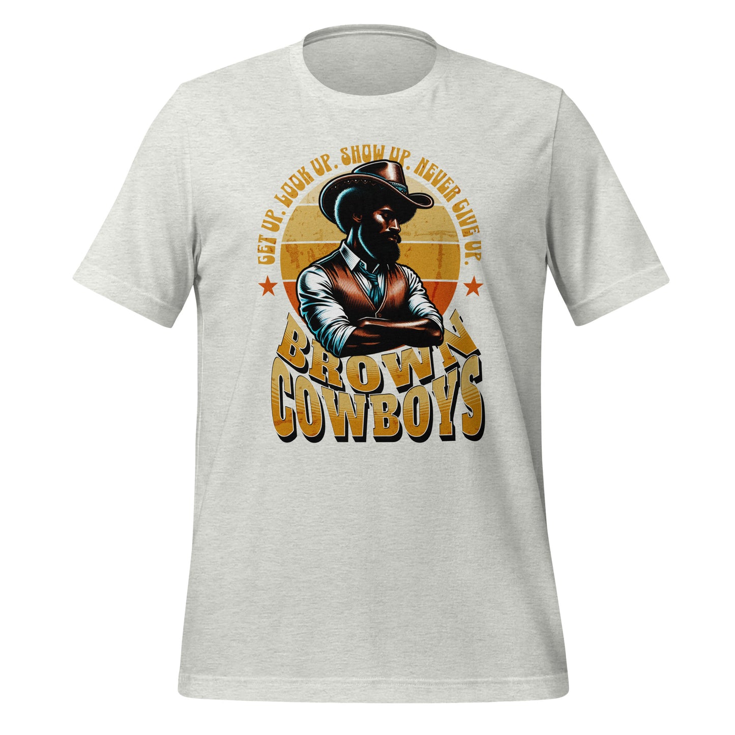 Brown Cowboys Unisex t-shirt