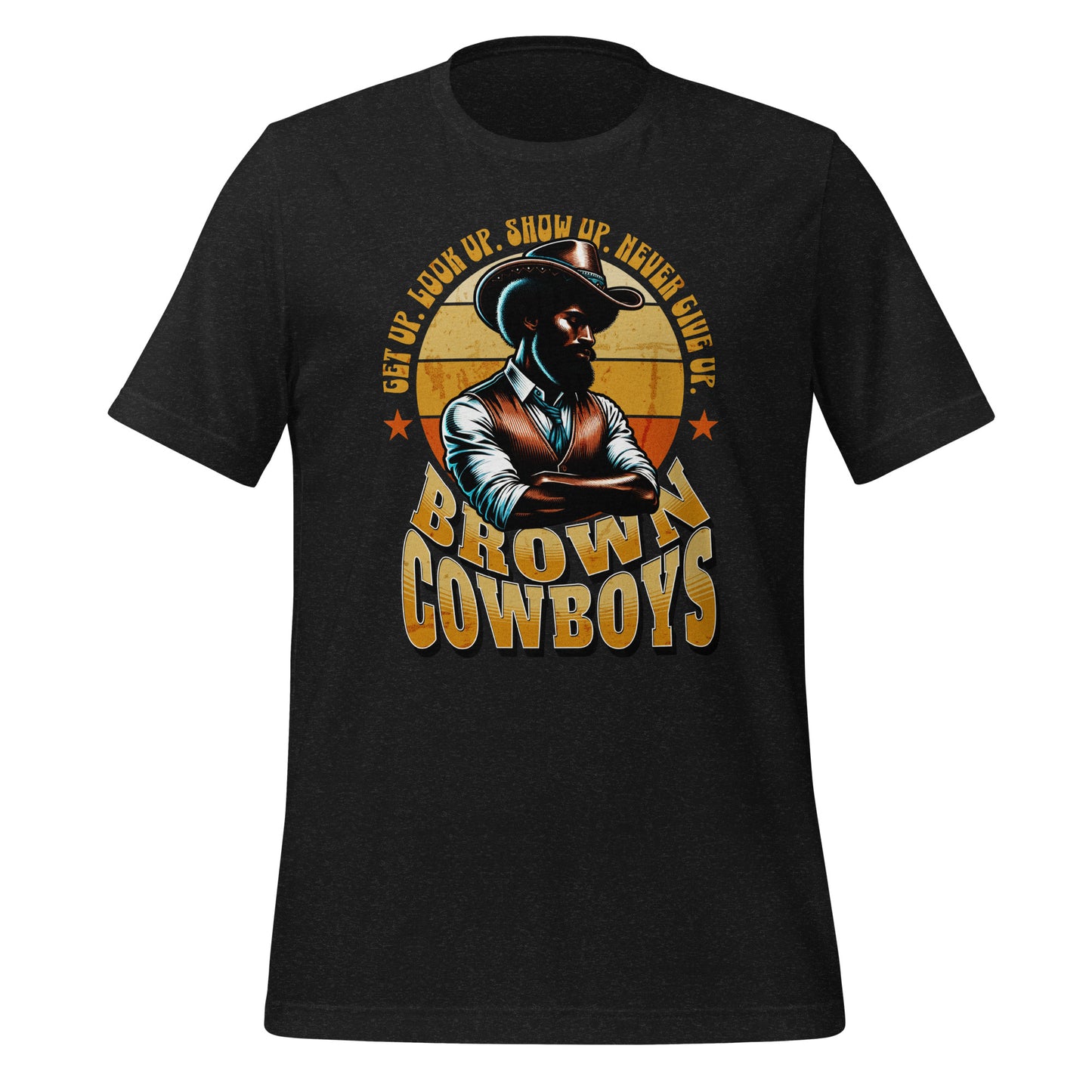 Brown Cowboys Unisex t-shirt