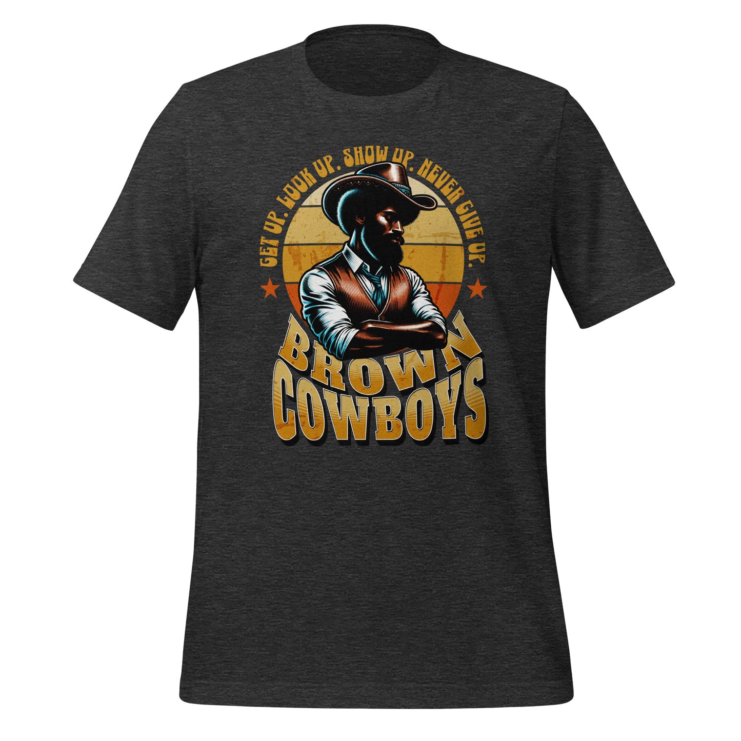 Brown Cowboys Unisex t-shirt