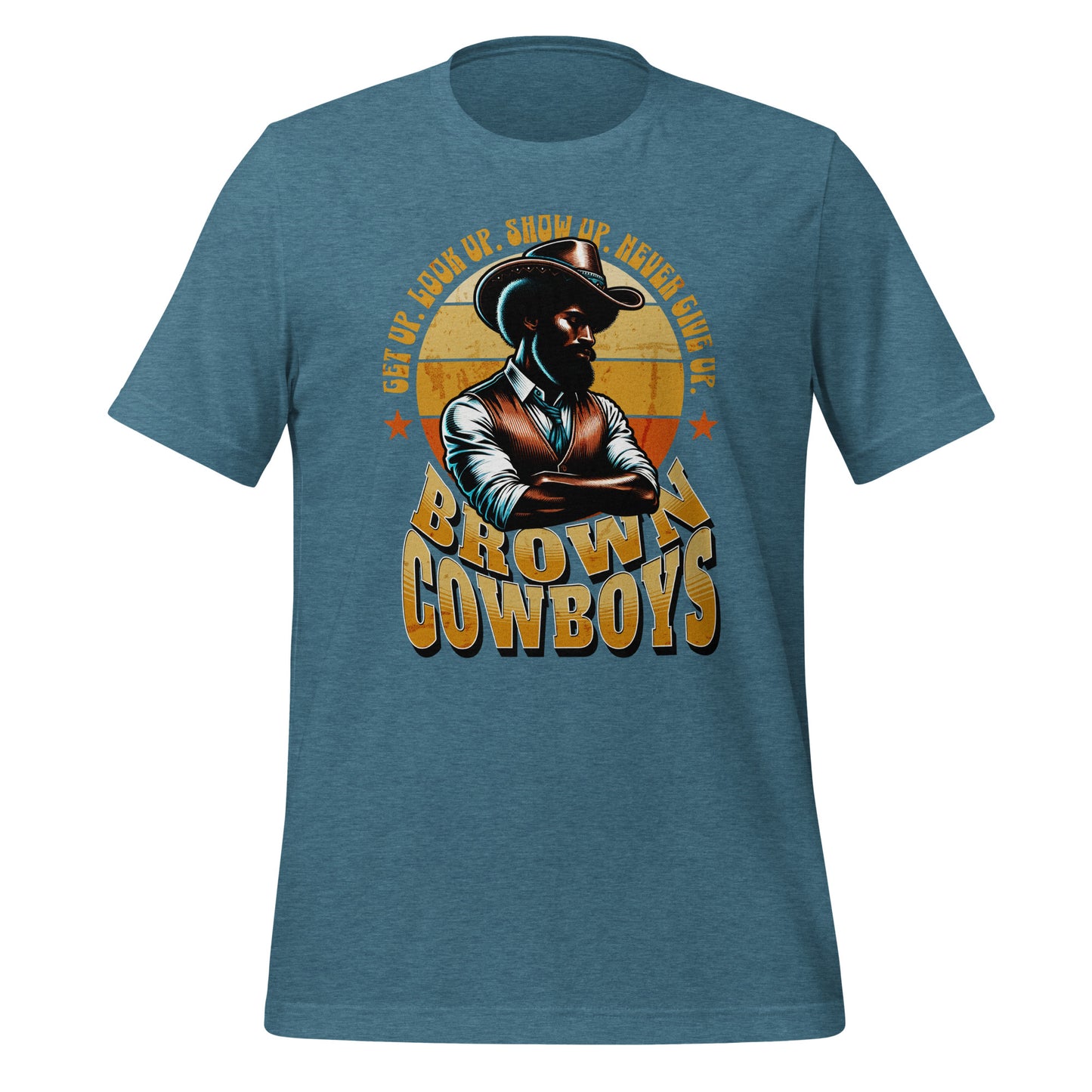 Brown Cowboys Unisex t-shirt