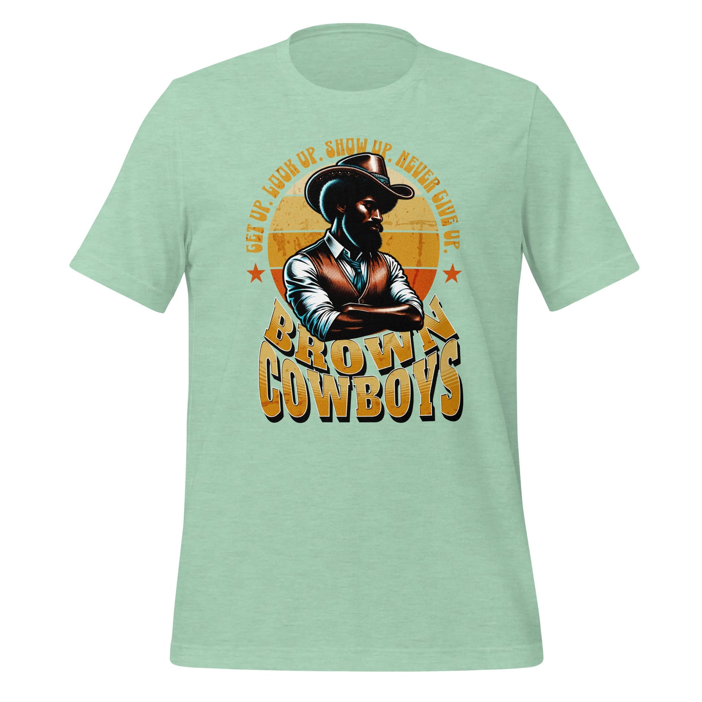 Brown Cowboys Unisex t-shirt