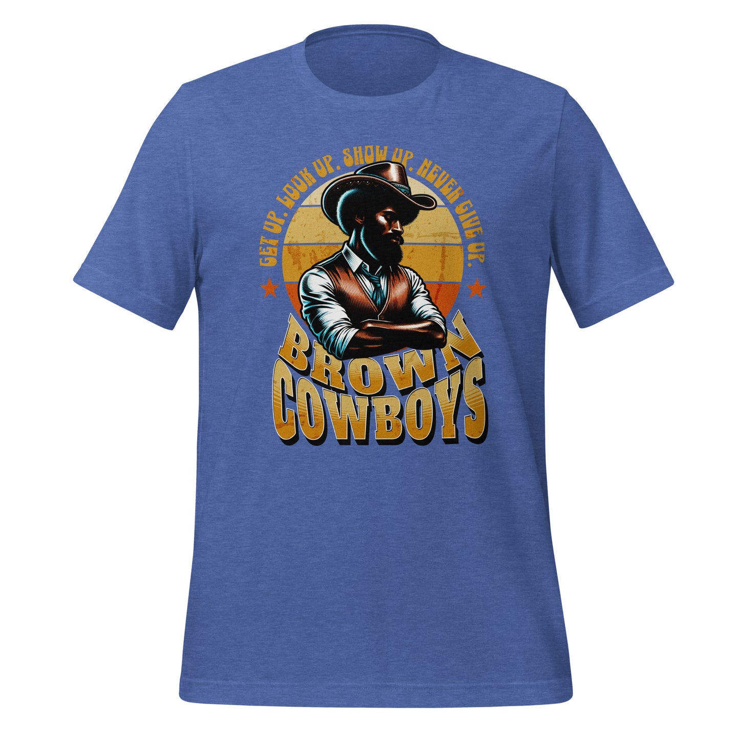 Brown Cowboys Unisex t-shirt