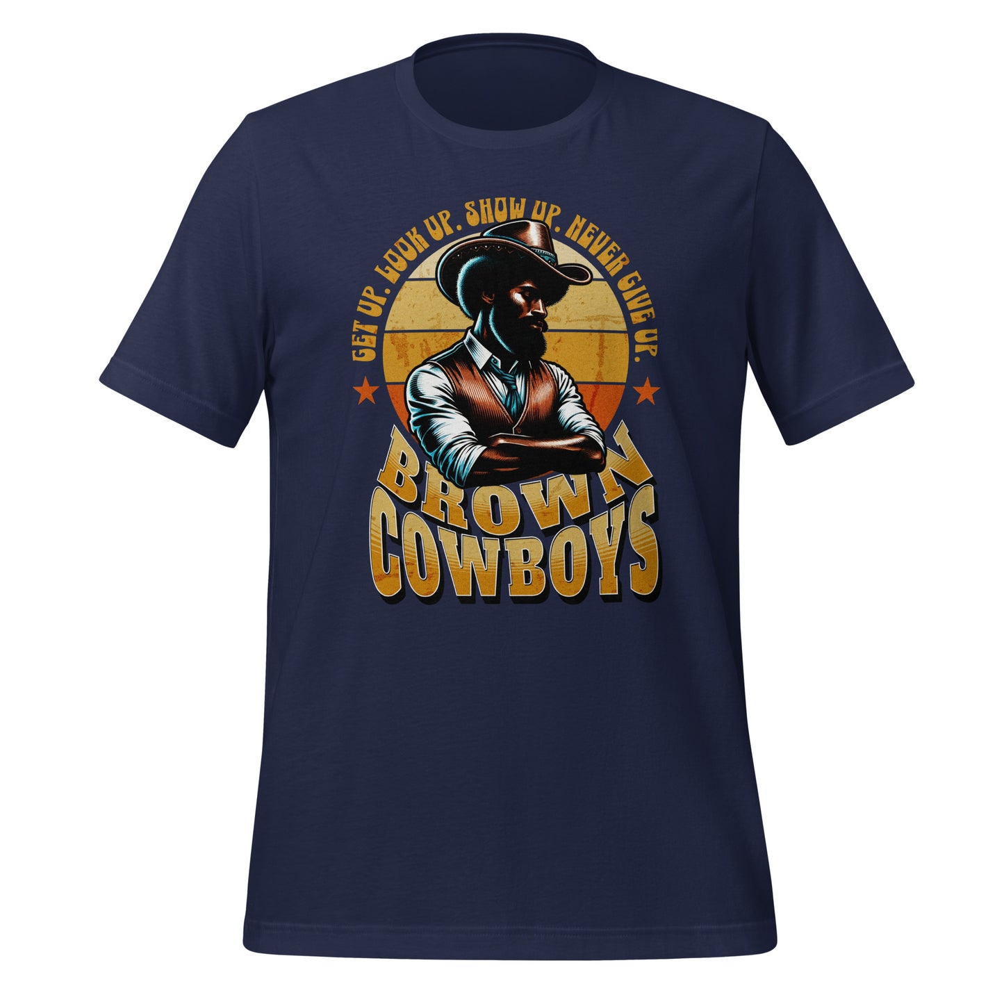 Brown Cowboys Unisex t-shirt