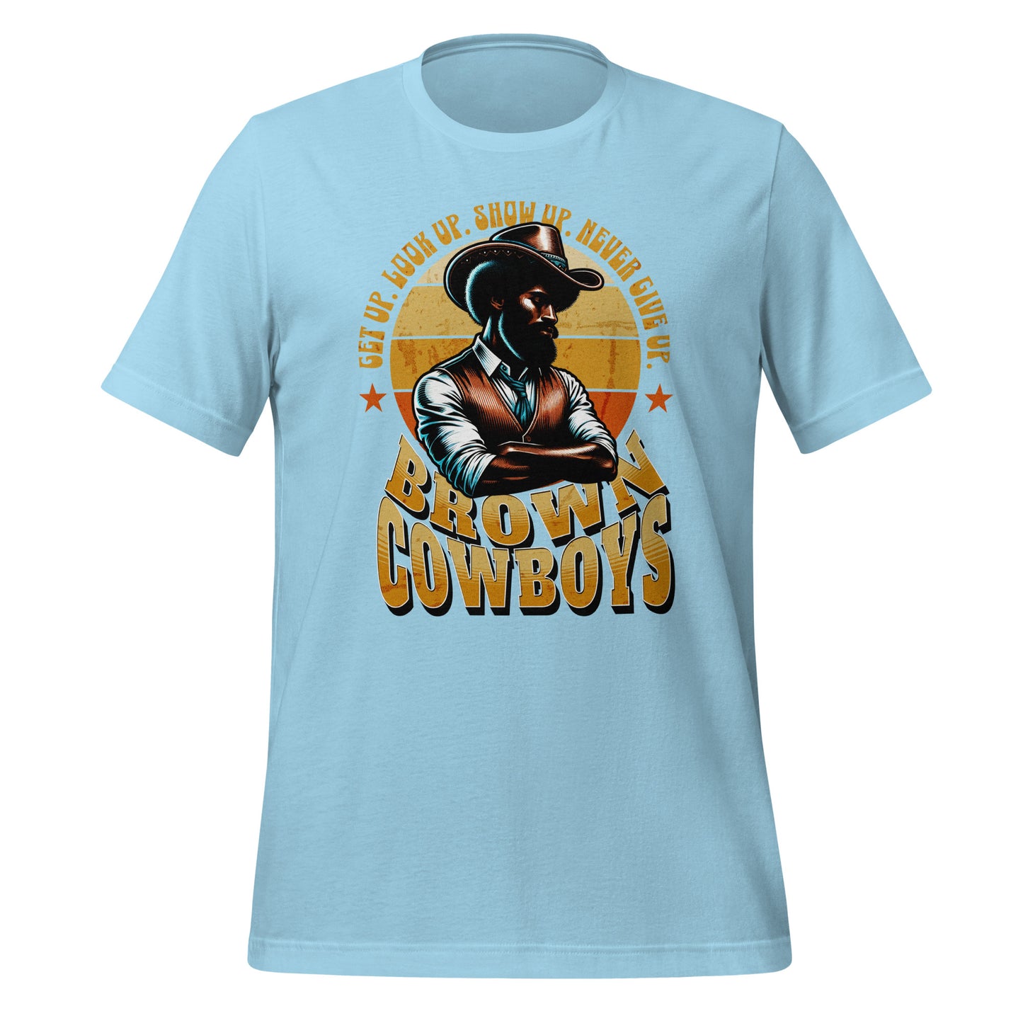 Brown Cowboys Unisex t-shirt