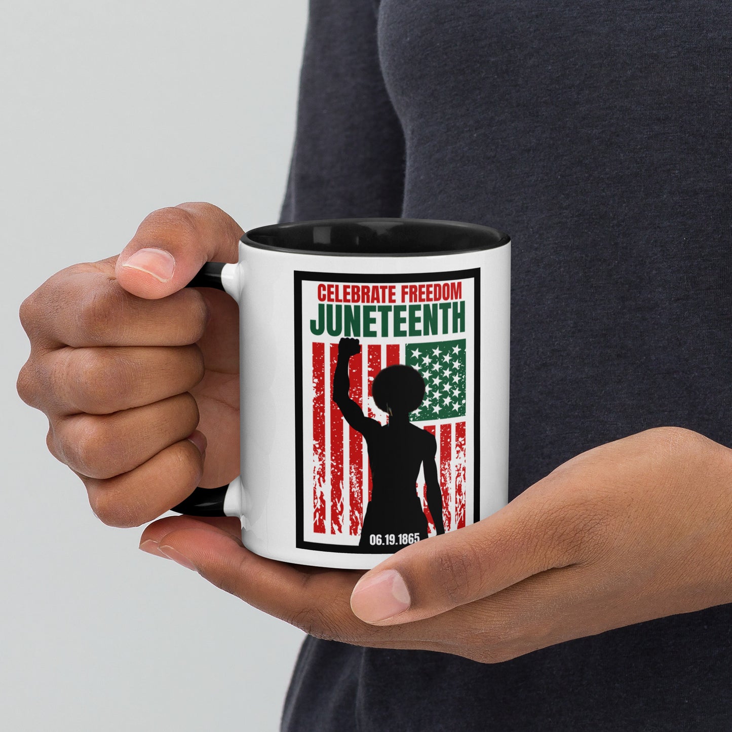 Juneteenth04 Mug with Color Inside