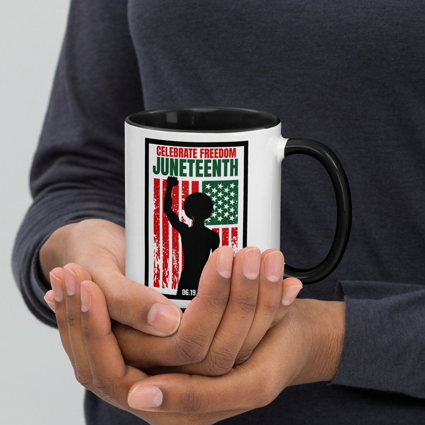 Juneteenth04 Mug with Color Inside