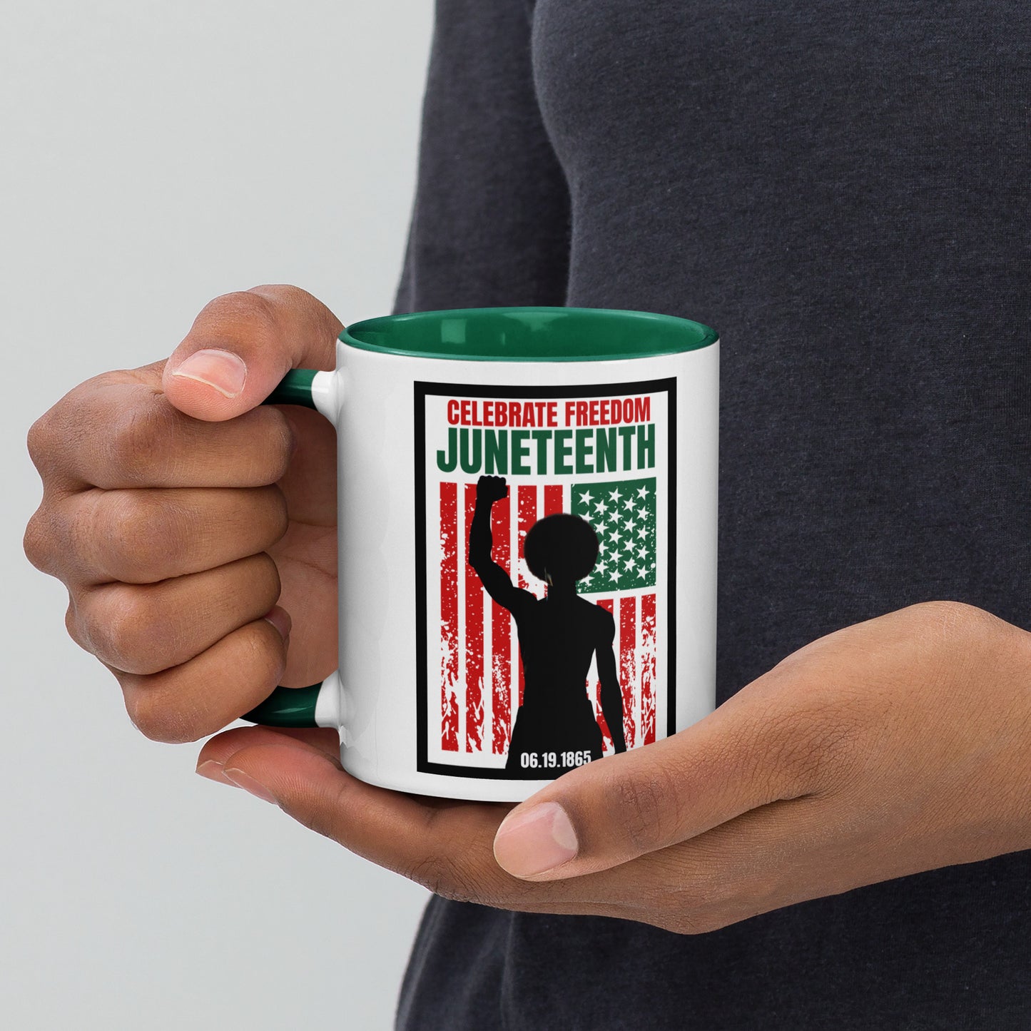 Juneteenth04 Mug with Color Inside