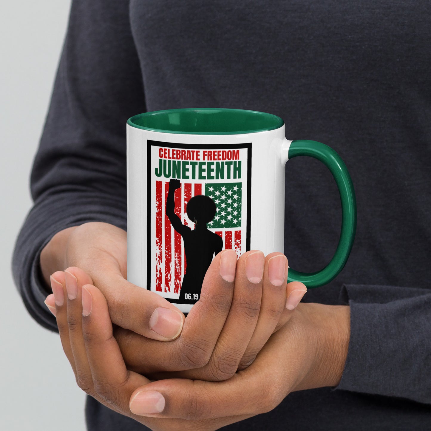 Juneteenth04 Mug with Color Inside