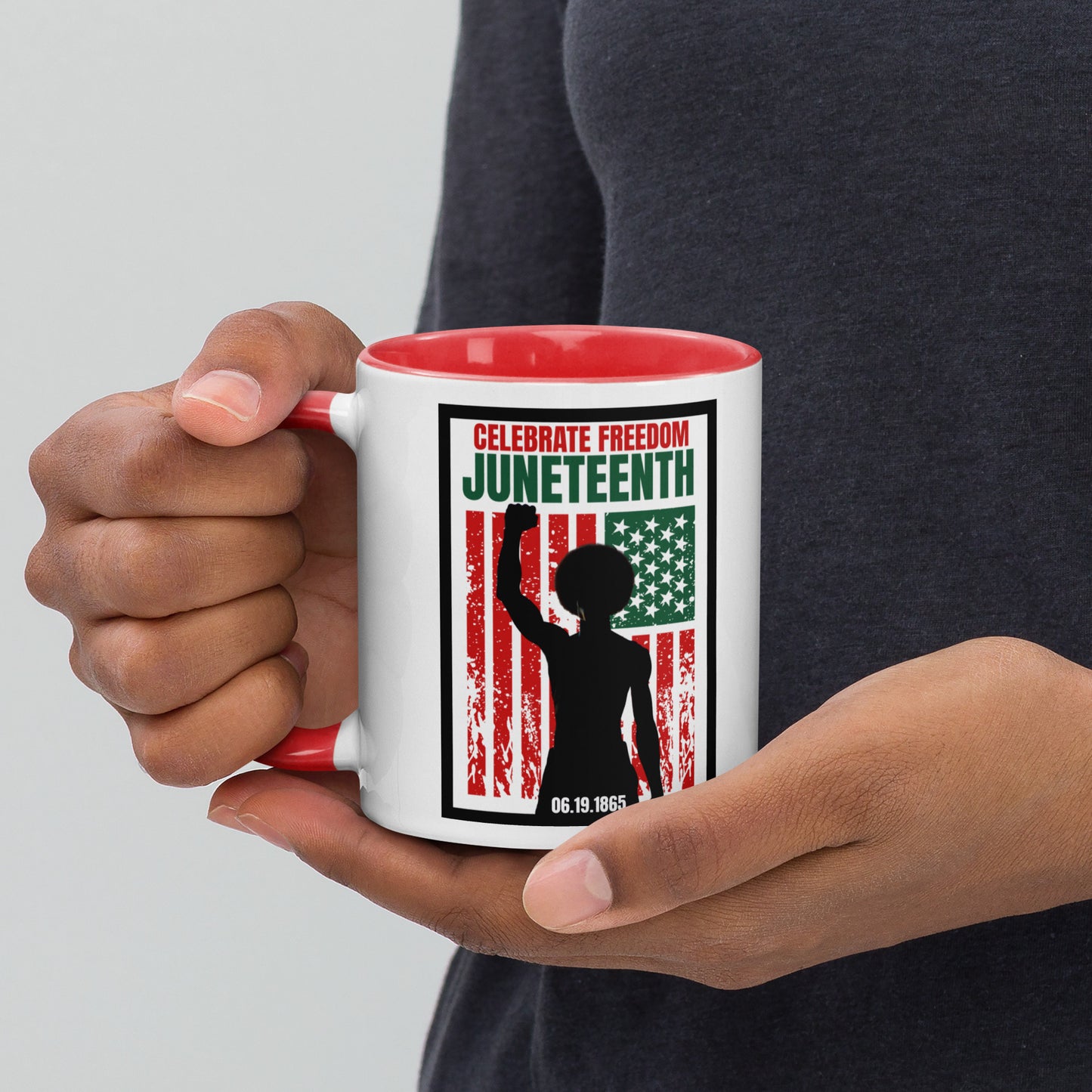 Juneteenth04 Mug with Color Inside