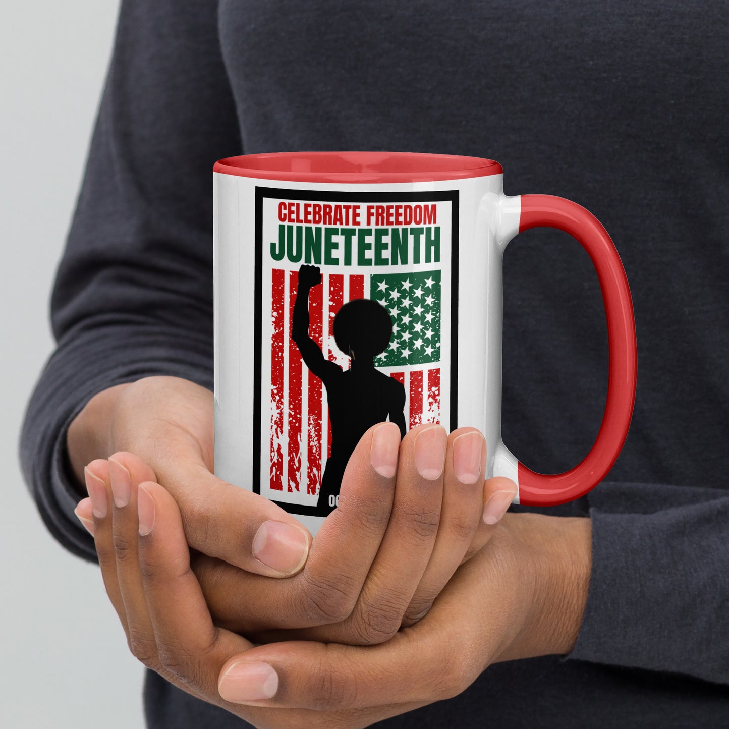 Juneteenth04 Mug with Color Inside